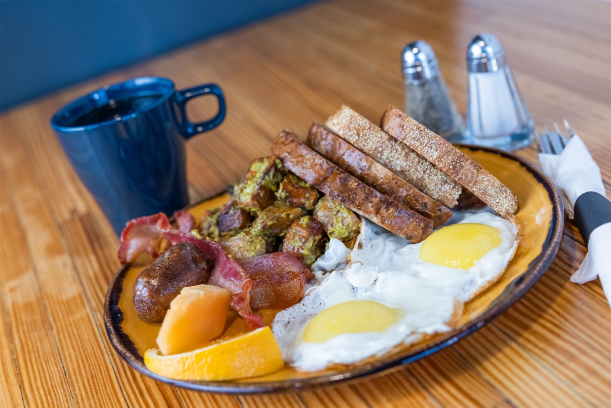 Can't start your adventure without a hearty breakfast