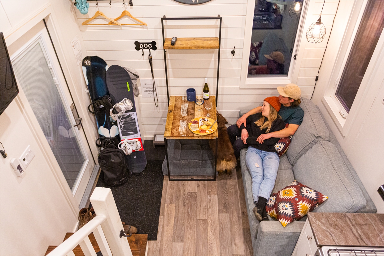 Snow Valley Time Cabins are perfect for a romantic couples getaway