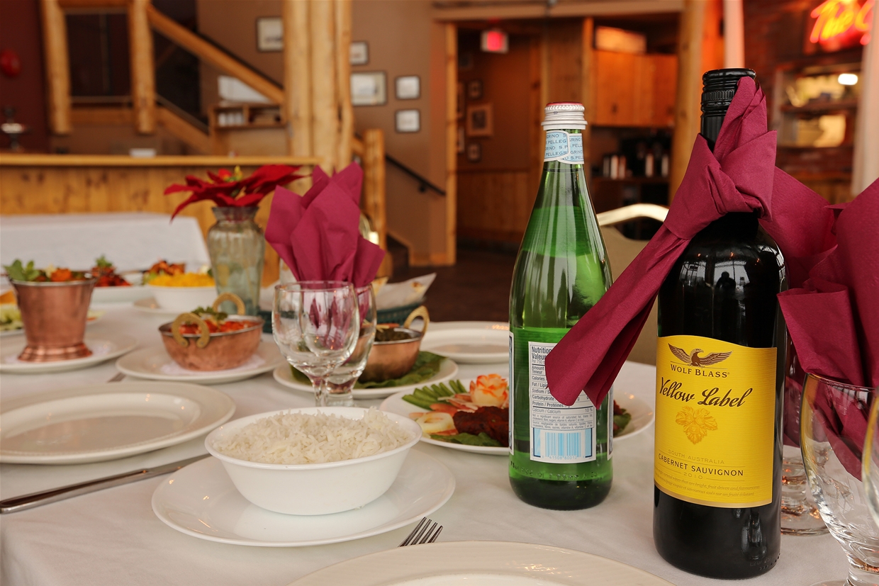 Dining at the Indian Kitchen