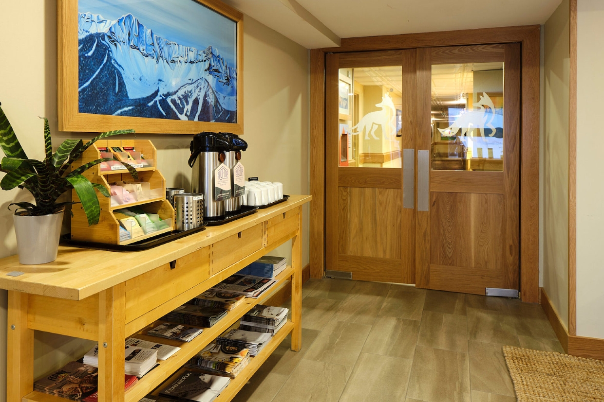 Tea and coffee available throughout the day