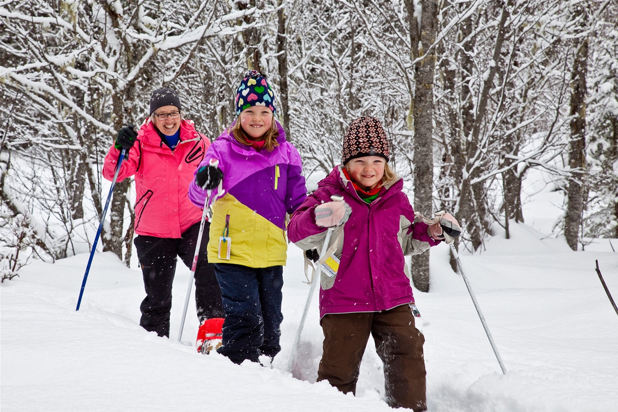 Snowshoeing with Wild Nature Tours