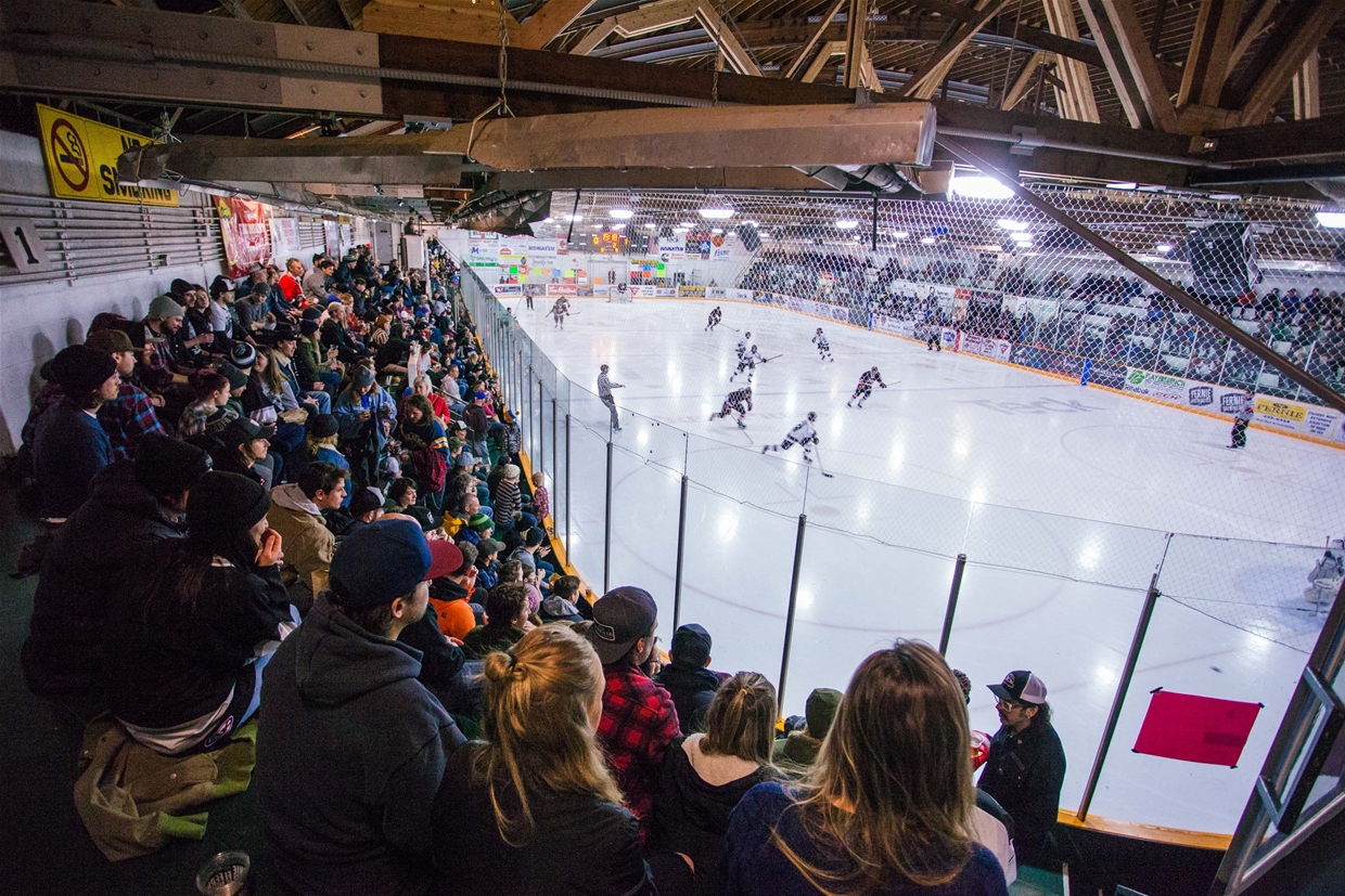 Catch a Fernie Ghostriders match at the Memorial Arena